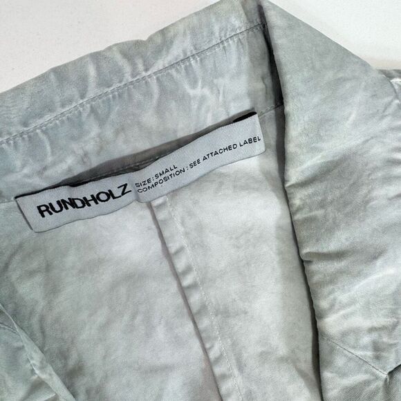 Rundholz Dip Jacket Women Small Lagenlook Grunge Buttons Blazer Gray Pockets - Picture 3 of 11